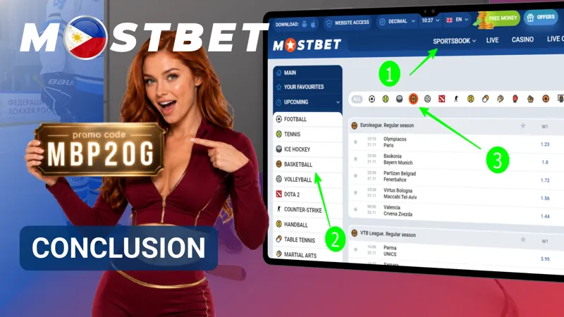 Interface ng MostBet na nagpapakita ng aktibong 100 FS promo at mga available na slot game.