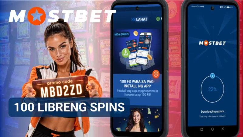 Nag-aactivate ang mobile application ng reward na may 100 libreng spins pagkatapos ng pag-install.