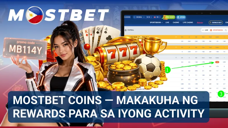 Mostbet coins at rewards para sa account activity