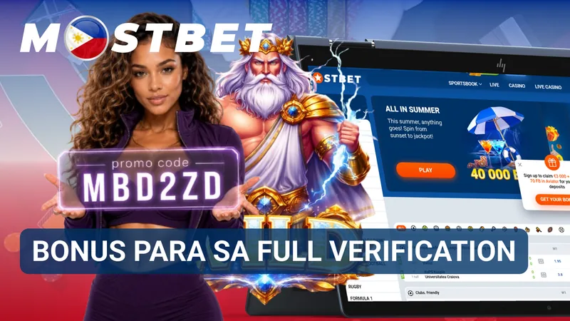Mostbet bonus para sa full account verification