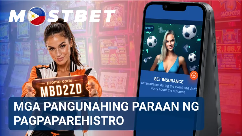 Makikita sa larawan ang mga opsyon ng pagpaparehistro sa MostBet gamit ang iba’t ibang paraan ng paggawa ng account.