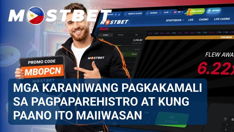 Ang larawan ay nagpapakita ng mga alerto at mensahe tungkol sa posibleng problema habang gumagawa ng MostBet account.