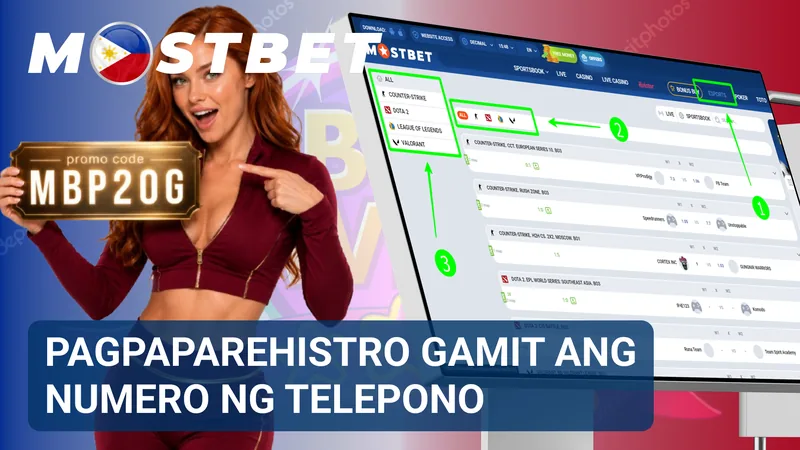 Makikita sa larawan ang form ng pagpaparehistro ng MostBet na may patlang para sa numero ng telepono.
